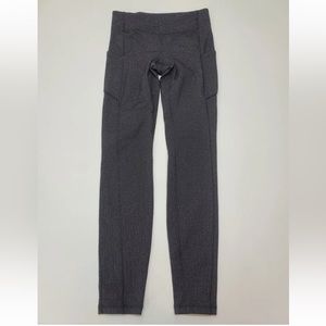 Lululemon Speed Up Tight 28" Power Luxtreme Variegated Knit Black Heathe…